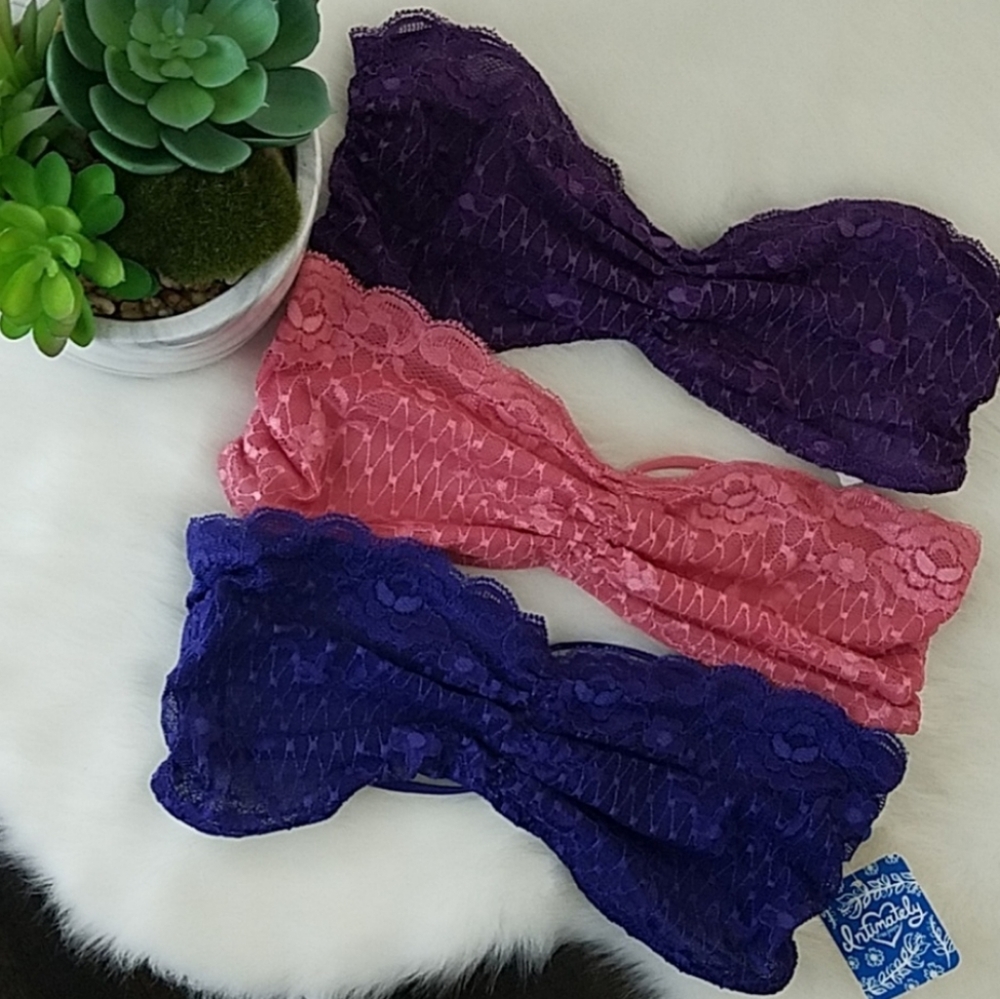 Free People Lace Bandeau Size Small